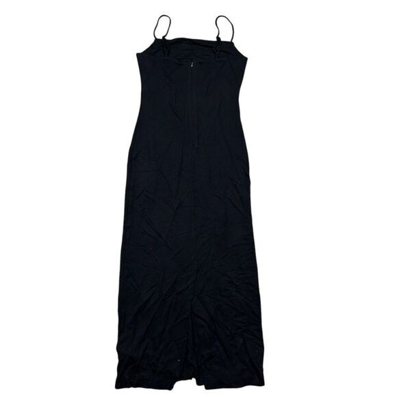 NWT Madewell Women's XS Black Knit Tank Midi Dress Sleeveless Summer - Picture 8 of 10